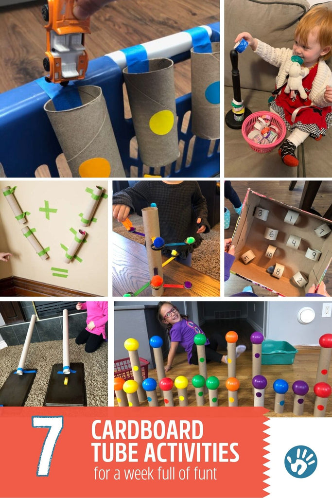 Perfectly Simple Cardboard Tube Activities for the Whole Week