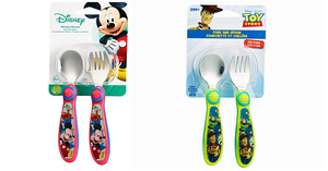 The First Years Disney Mickey / Toy Story Fork & Spoon Set Only $2.48! (Reg $4.99)