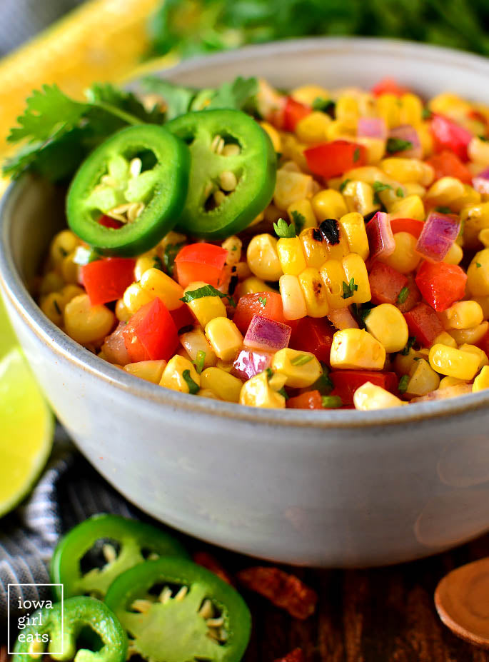 Southwest Grilled Corn Salad