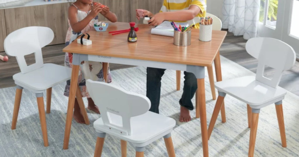 Up to 50% Off KidKraft Playsets on Kohl’s.com | Mid-Century Modern Table Set Only $158 Shipped (Reg. $330)