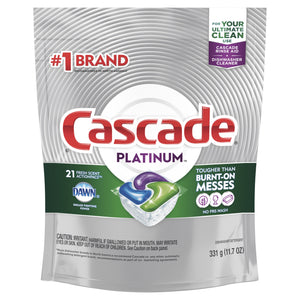 Wednesday Freebies-Free Sample of Cascade Platinum Dishwasher Pacs
