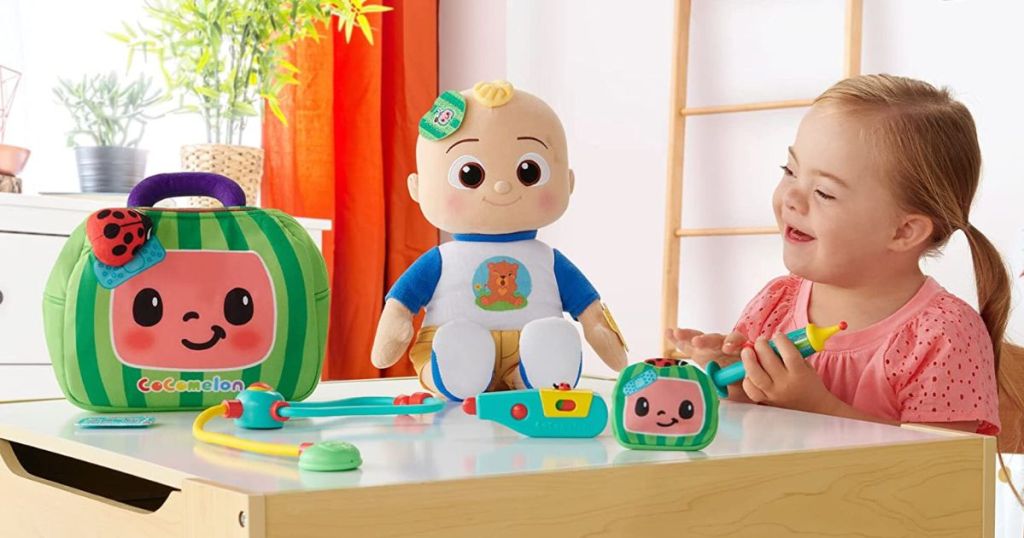 CoComelon Boo Boo JJ Set Just $39.99 Shipped on Amazon (Regularly $45) | Includes Deluxe Plush & Checkup Bag