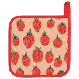 Berry Sweet Strawberry Potholder