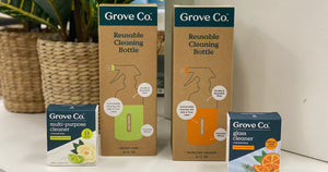 Grove & Co Glass Spray Bottle or Soap Dispenser + Concentrated Refill from $4.99 at Target (Starting May 16th)