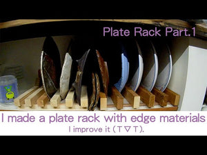 I made the rack of the dish.I made it with edge materials.