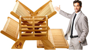 Foldable Dish rack - Best Wood Drying Rack Dish | Collapsible Dish Drying Rack by Best Of Amazon (2 months ago)