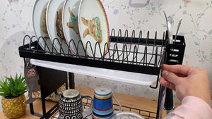 Tsmine 2 tier dish drying rack with tray by Tsmine Official (10 months ago)