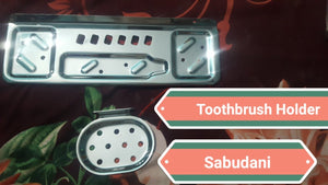 Toothpaste Toothbrush Holder Design, Stainless Steel Soap Dish Holder by SmallGarden (1 year ago)