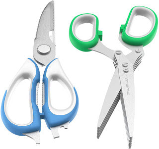 Amazon has the Vremi Heavy Duty Multifunction Kitchen Shears & Herb Scissors Set with Blade Covers for Only $5.49 (Was $12.36)!!!