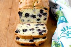 This Easy Blueberry Bread comes together in minutes