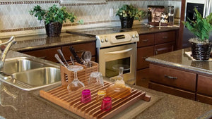 Bamboo Over the Sink Kitchen Dish Drainer Drying Rack with Removable Utensils Holder by Prosumer's Choice (2 years ago)