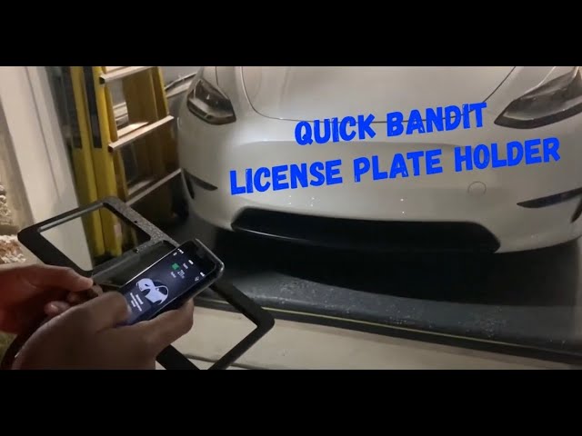 Quick Bandit License Plate Holder (Model Y) by Soldier Tesla (3 months ago)