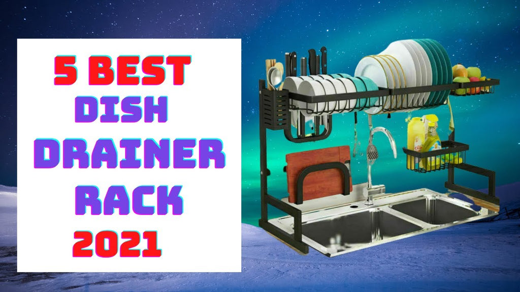 Dish Drainer Rack Holder Black Stainless Steel Kitchen Rack Sink Sink - 2021 Dish Rack Drain Bow by Exposure Product (1 year ago)