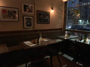 Special takes of gastro-pub bites like dry-aged burgers, butter-nut squash, perogies and fish chips are introduced to Williamsburg by Silver Light Tavern. 