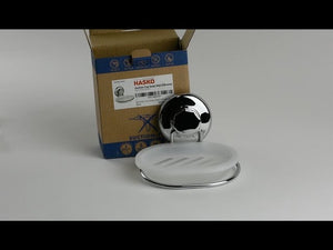 HASKO vacuum suction cup soap dish holder instructions.
