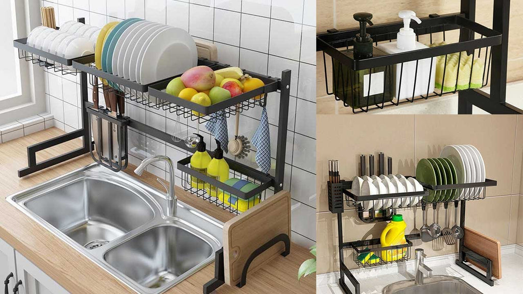 Customizable Over Sink Dish Drying Rack Kitchen Holder by Simply Novelty (8 months ago)