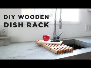 Full instructions for this DIY Dish Rack are coming soon to HomeMade-Modern.com follow us @benjaminuyeda on instagram for updates.