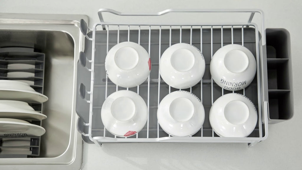 Kingrack Aluminum Dish Rack with Expandable Over Sink Dish Rack, Utensil Holder for Kitchen by KING RACK House (2 years ago)