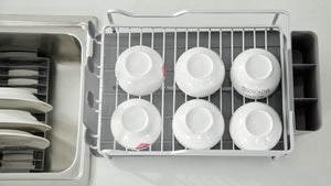 Kingrack Aluminum Dish Rack with Expandable Over Sink Dish Rack, Utensil Holder for Kitchen by KING RACK House (2 years ago)