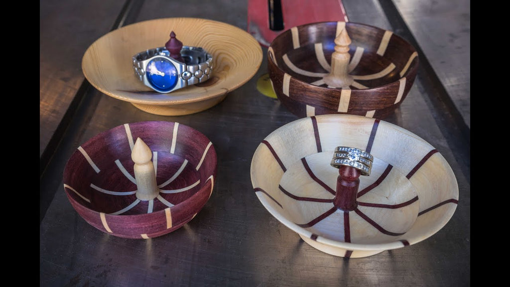 Woodturning Segmented Ring Jewlery Dish Holder by Cory Tichenor (6 years ago)