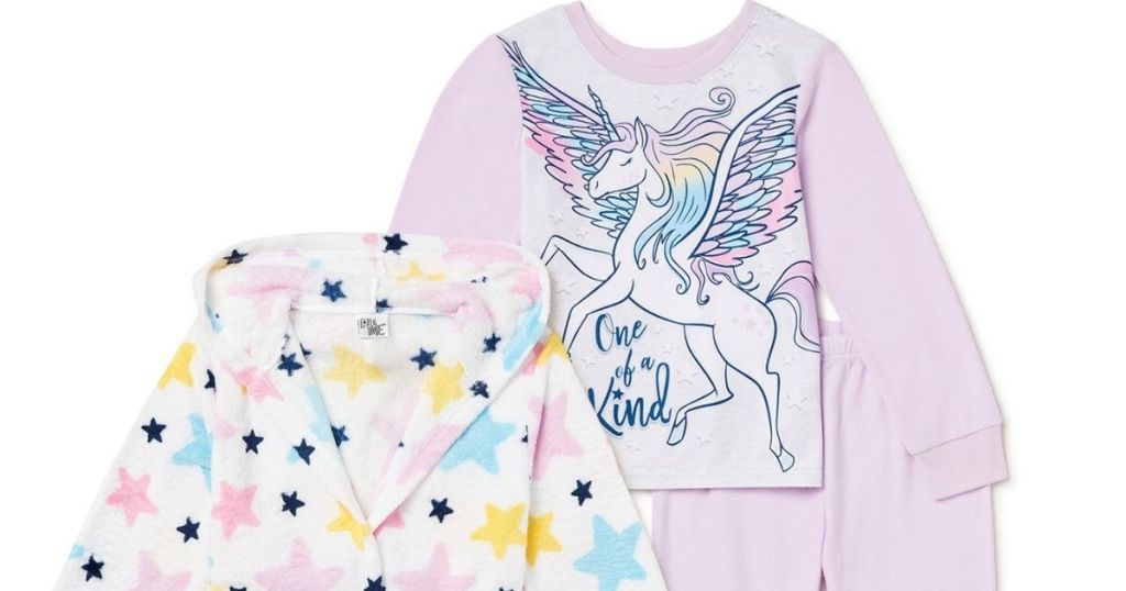 Girls Pajama Set w/ Robe Only $5.66 on Walmart.com (Regularly $21)