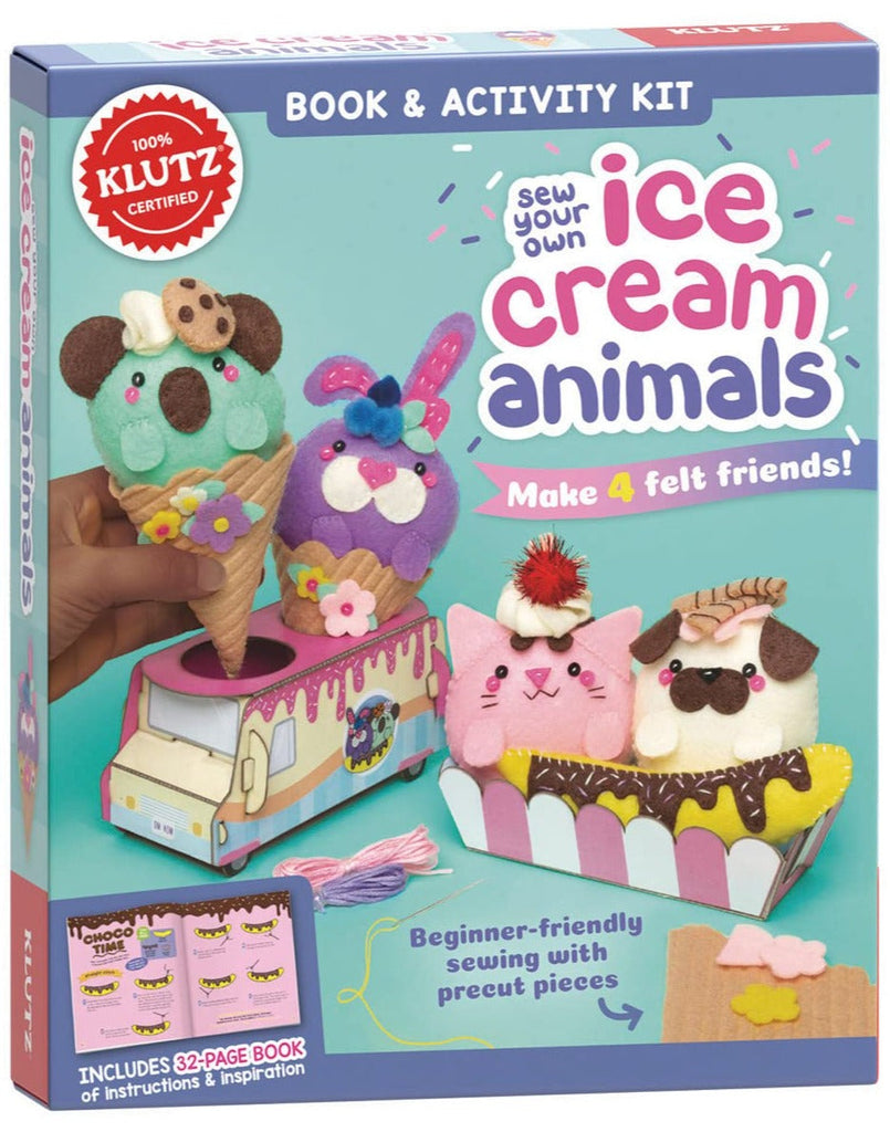 Klutz Sew Your Own Ice Cream Animals