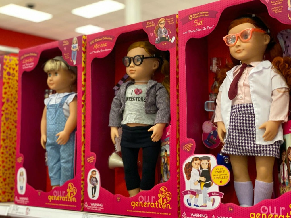 HOT Target Toy Coupon Stacks w/ BOGO 50% Off Sale | Our Generation Dolls Just $19.68 Each + More