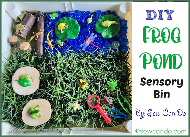 DIY Frog Pond Sensory Bin