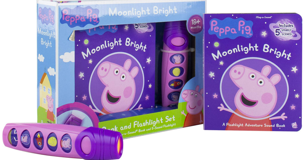 Peppa Pig Sound Book & Flashlight Set from $6.59 Each on Amazon or Target.com (Regularly $15)