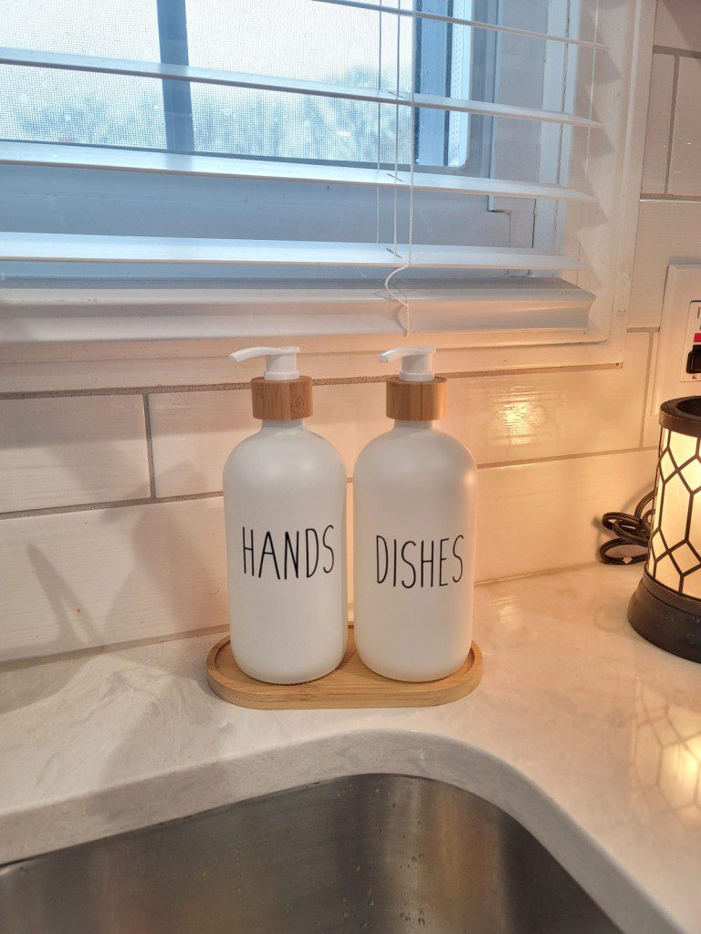 45% off Set of 2 Kitchen Dish & Hand Soap Dispensers – $16.49  {Read My Review}