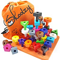 Skoolzy Peg Board Toddler Stacking Toys only $15.97