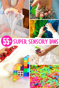 55+ Super Sensory Bin Ideas for Kids