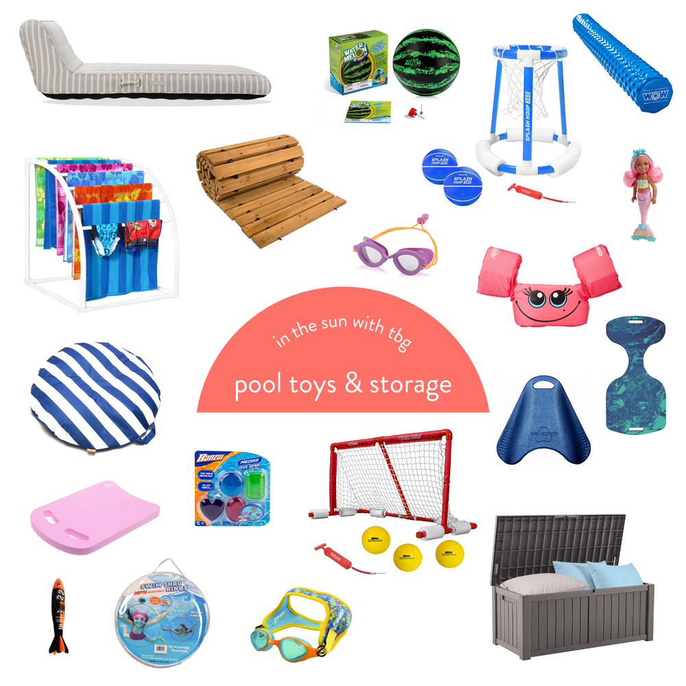 Pool Toys and Storage