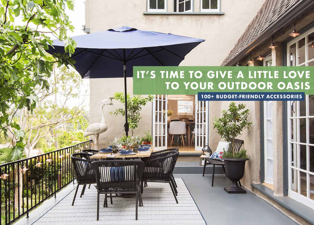 The EHD Budget-Friendly Outdoor Decor Roundup (Because A Of Couple New Pillows Can Change Everything)