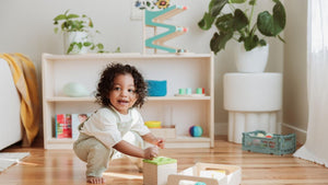 The is the perfect shelf for your Montessori-inspired playspace