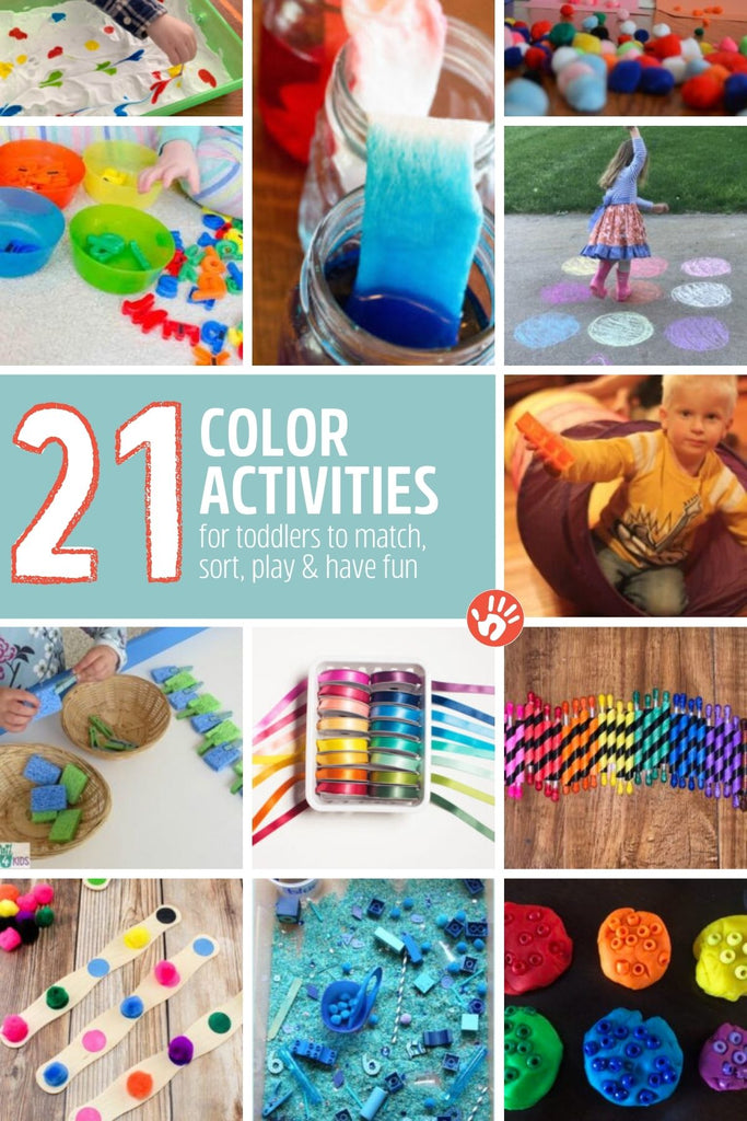 21 Color Activities for Toddlers to Match, Sort, Play & Have Fun!