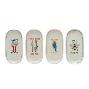 Quote Garden Stoneware Trinket Dish - 6-in