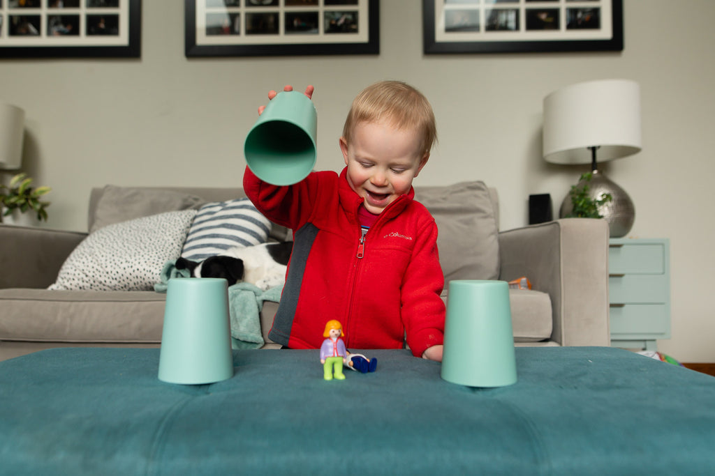 Quick and Simple Cup and Toy Memory Game for Toddlers