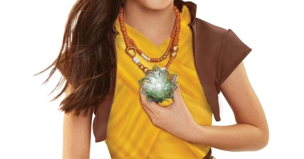 Disney Raya & the Last Dragon Light Up Flower Necklace Just $6.48 on Amazon (Regularly $10)