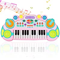 M Sanmersen 24 Keys Multifunctional Toy Piano Keyboard only $13.04