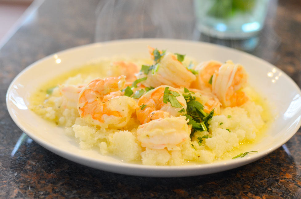 Mojo Shrimp Skillet with Cauliflower Rice