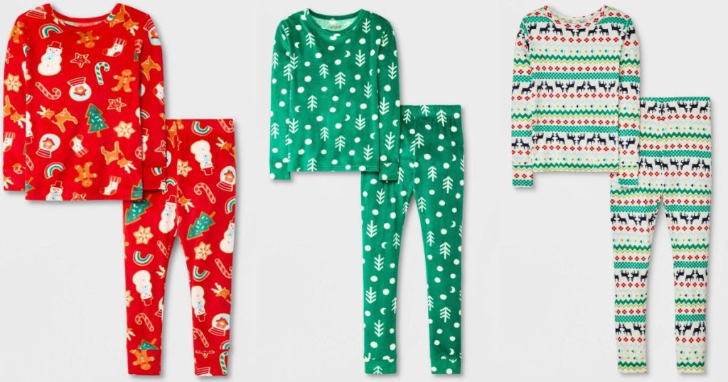 Cat & Jack Christmas Pajamas from $6.99 (Regularly $10)