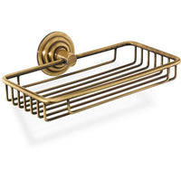 SCBA Retro Wall Mounted Bronze Soap Dish Holder Tray Soap Holder - Brass