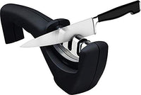 Kitchen Knife Sharpener-3 Stage Kitchen Knife Sharpening System tool Helps Repair, Restore and Polish Blades,Fast and Easy (Safe and Portable)