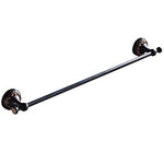 Leyden Black Brass Antique Bathroom Accessories Single Towel Bar Towel Hanger Towel Holder Towel Hook Towel Stand, Oil Rubbed Bronze