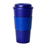 Copco Acadia Double Wall Insulated Travel Mug with Non-Slip Sleeve, 16-Ounce (Translucent Navy)