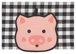 Now Designs 2029007aa Pocket Pals Kitchen Towel and Potholder Set, Penny Pig,