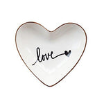 Original Ceramic Heart Shape Ring Soap Candy Dish Holder  Dish Trinket Hostess Home Accent