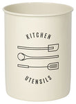 Now Designs 5060003aa utensil-crock, One Size, Ivory