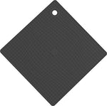 Casabella Silicone Pot Holder-Trivet, 7 by 7-Inch, Gray